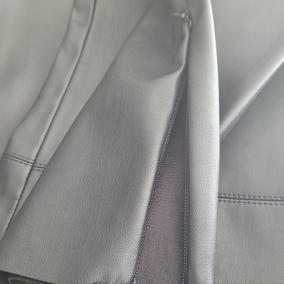 Zara Faux Leather High Wasted Leggins Black Size XXL - Picture 8 of 10